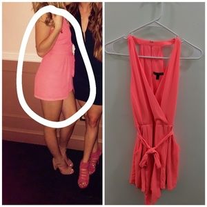 Neon Pink Romper